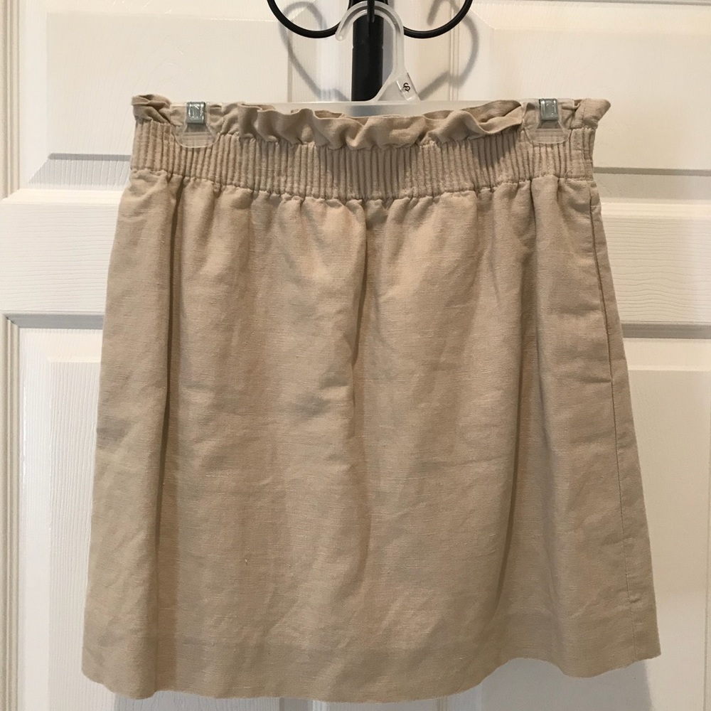 J. Crew khaki skirt